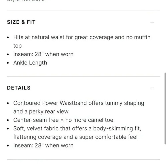 NWT Spanx Velvet Leggings size Small - Picture 11 of 11